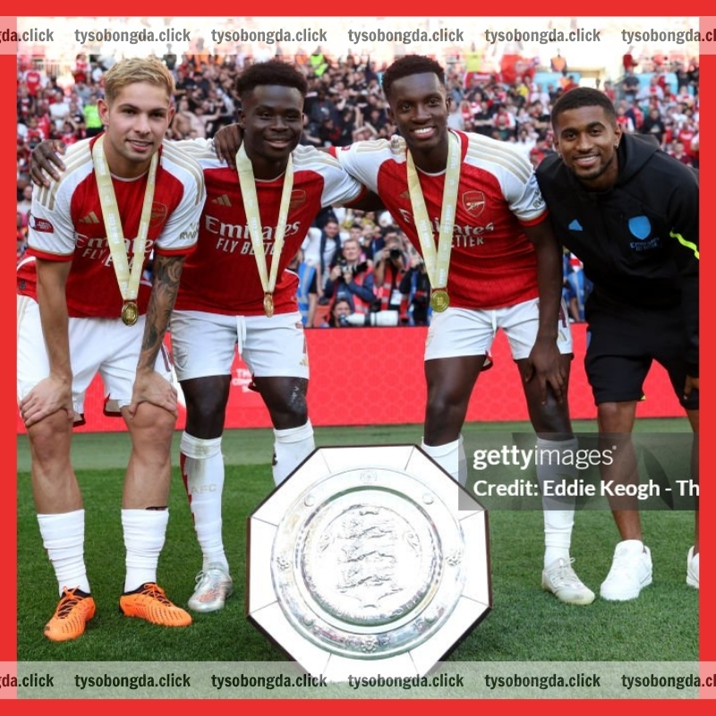 Arsenal bán 3 sao trẻ như Reiss Nelson, Emile Smith Rowe và Eddie Nketiah